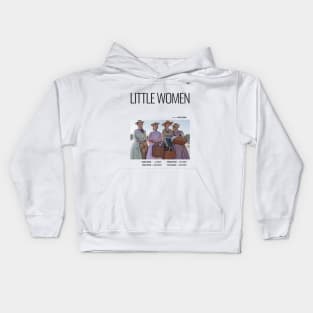 Little Women - Movie Poster - Greta Gerwig Kids Hoodie